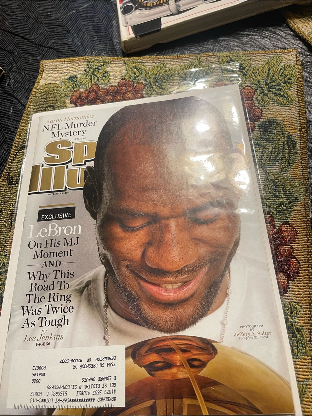 Sports illustrated LeBron James Aaron Hernandez
